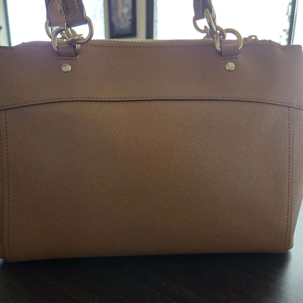 Coach Caramel Leather Savannah Carryall Bag - Picture 4 of 8